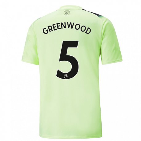 Kandiny Femme Maillot Alex Greenwood #5 Vert Gris Foncé Troisieme 2022/23 T-shirt