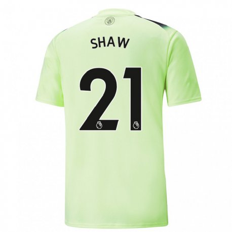 Kandiny Femme Maillot Khadija Shaw #21 Vert Gris Foncé Troisieme 2022/23 T-shirt