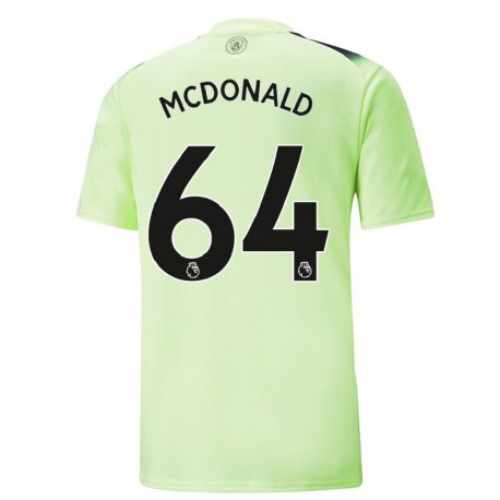 Kandiny Femme Maillot Rowan Mcdonald #64 Vert Gris Foncé Troisieme 2022/23 T-shirt