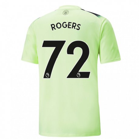 Kandiny Femme Maillot Morgan Rogers #72 Vert Gris Foncé Troisieme 2022/23 T-shirt