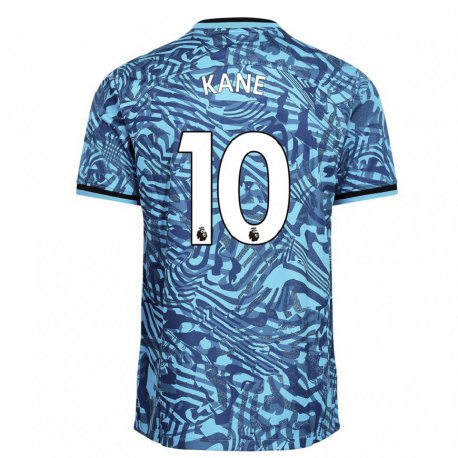 Kandiny Femme Maillot Harry Kane #10 Bleu Bleu Foncé Troisieme 2022/23 T-shirt