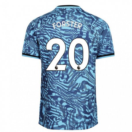 Kandiny Femme Maillot Fraser Forster #20 Bleu Bleu Foncé Troisieme 2022/23 T-shirt