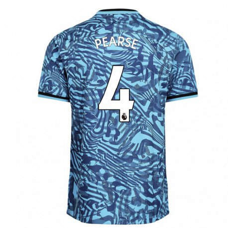 Kandiny Femme Maillot Gracie Pearse #4 Bleu Bleu Foncé Troisieme 2022/23 T-shirt
