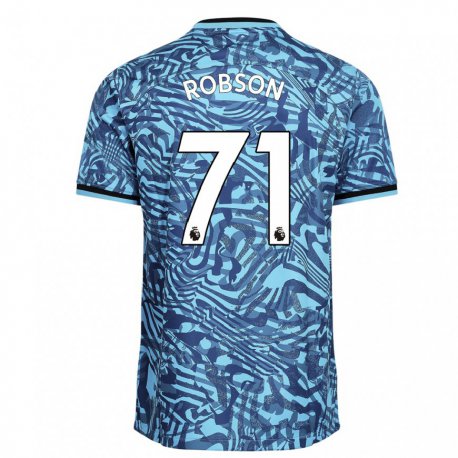 Kandiny Femme Maillot Max Robson #71 Bleu Bleu Foncé Troisieme 2022/23 T-shirt