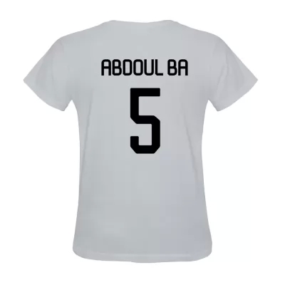 Homme Maillot Abdoul Ba #5 Blanc Chemise