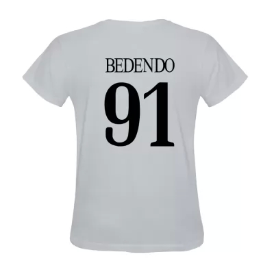 Homme Maillot Angelo Bedendo #91 Blanc Chemise