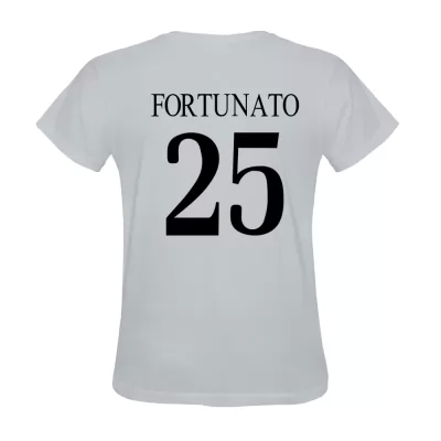 Homme Maillot Jacopo Fortunato #25 Blanc Chemise