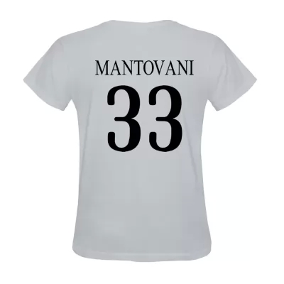 Homme Maillot Luca Mantovani #33 Blanc Chemise