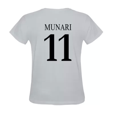 Homme Maillot Davide Munari #11 Blanc Chemise