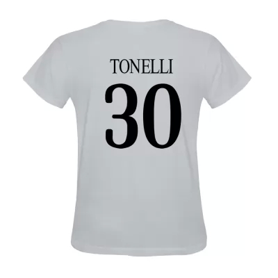 Homme Maillot Simone Tonelli #30 Blanc Chemise