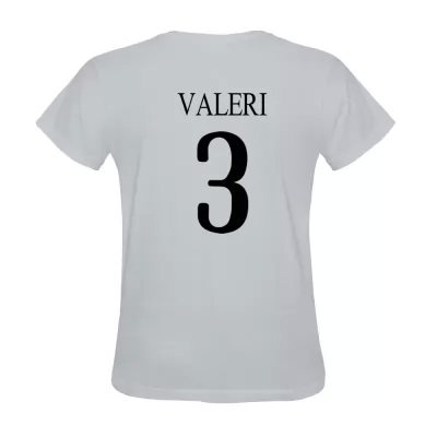 Homme Maillot Emanuele Valeri #3 Blanc Chemise