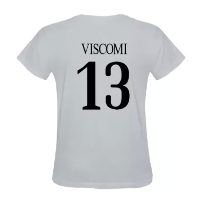 Homme Maillot Francesco Viscomi #13 Blanc Chemise