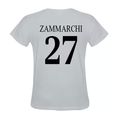 Homme Maillot Andrea Zammarchi #27 Blanc Chemise