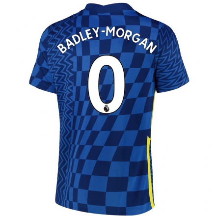 Femme Maillot Luke Badley-Morgan #0 Bleu Foncé Tenues Domicile 2021/22 T-Shirt