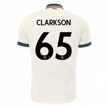 Femme Maillot Leighton Clarkson #65 Beige Tenues Extérieur 2021/22 T-shirt