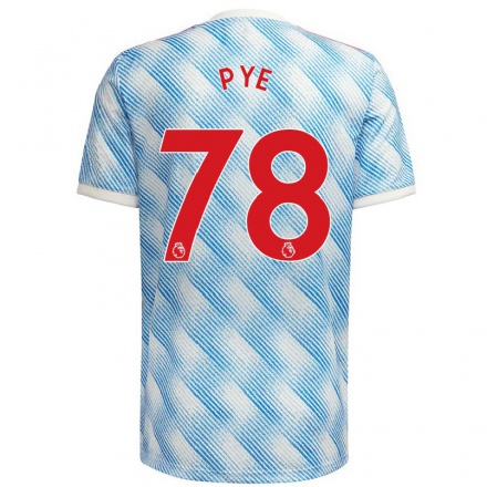 Femme Maillot Logan Pye #78 Bleu Blanc Tenues Extérieur 2021/22 T-shirt
