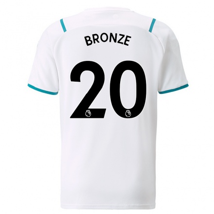 Femme Maillot Lucy Bronze #20 Blanche Tenues Extérieur 2021/22 T-shirt