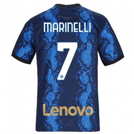 Femme Maillot Gloria Marinelli #7 Bleu Foncé Tenues Domicile 2021/22 T-Shirt