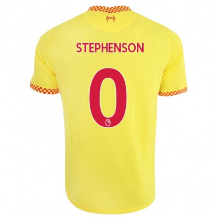 Femme Football Maillot Luca Stephenson #0 Jaune Tenues Third 2021/22 T-Shirt