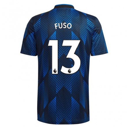 Femme Football Maillot Ivana Fuso #13 Bleu Foncé Tenues Third 2021/22 T-shirt