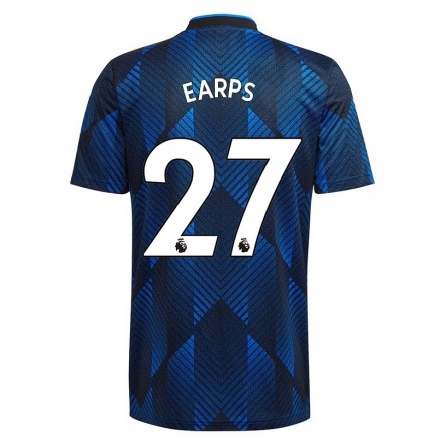 Femme Football Maillot Mary Earps #27 Bleu Foncé Tenues Third 2021/22 T-shirt