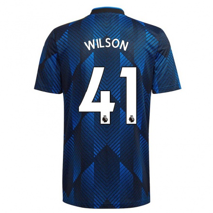 Femme Football Maillot Emelia Wilson #41 Bleu Foncé Tenues Third 2021/22 T-shirt