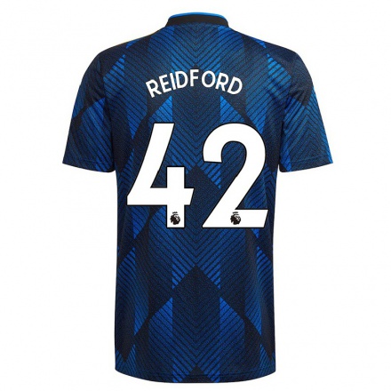 Femme Football Maillot Izzy Reidford #42 Bleu Foncé Tenues Third 2021/22 T-shirt
