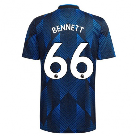 Femme Football Maillot Rhys Bennett #66 Bleu Foncé Tenues Third 2021/22 T-shirt
