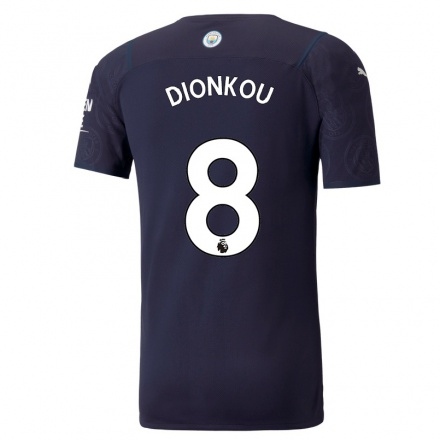 Femme Football Maillot Alpha Dionkou #8 Bleu Foncé Tenues Third 2021/22 T-Shirt