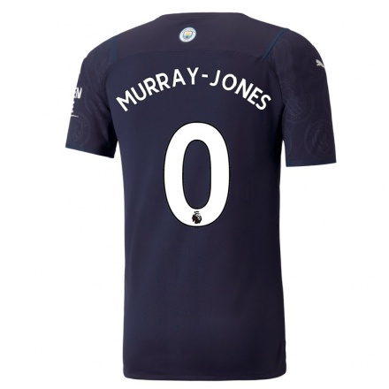 Femme Football Maillot George Murray-Jones #0 Bleu Foncé Tenues Third 2021/22 T-Shirt