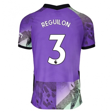 Femme Football Maillot Sergio Reguilon #3 Violet Tenues Third 2021/22 T-Shirt