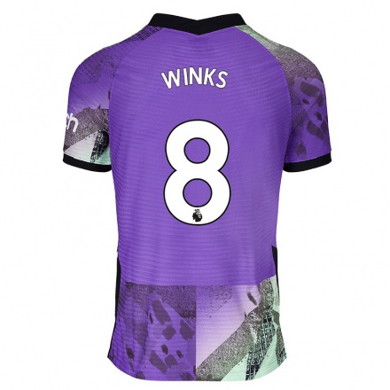Femme Football Maillot Harry Winks #8 Violet Tenues Third 2021/22 T-shirt