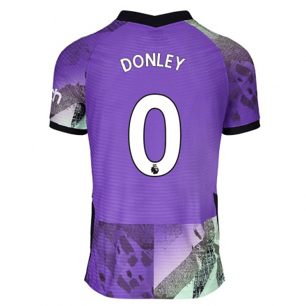 Femme Football Maillot Jamie Donley #0 Violet Tenues Third 2021/22 T-Shirt