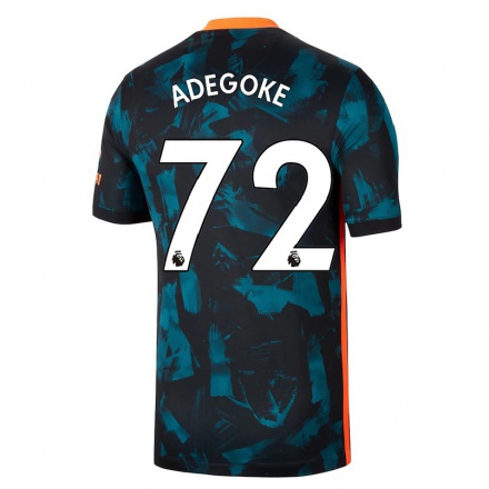 Femme Football Maillot Prince Adegoke #72 Bleu Foncé Tenues Third 2021/22 T-Shirt