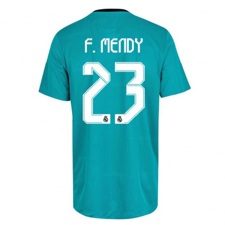 Femme Football Maillot Ferland Mendy #23 Vert Clair Tenues Third 2021/22 T-Shirt